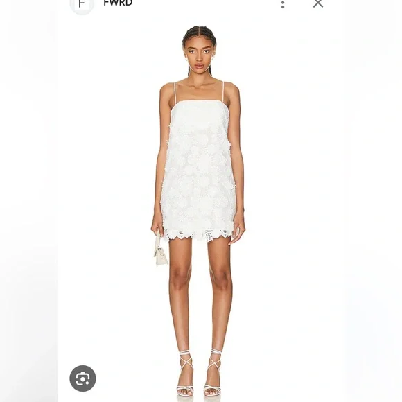 NWT Zimmermann Raie Lace Flower Mini Dress Sizes 2 & 3 (8 & 10) - Picture 2 of 15